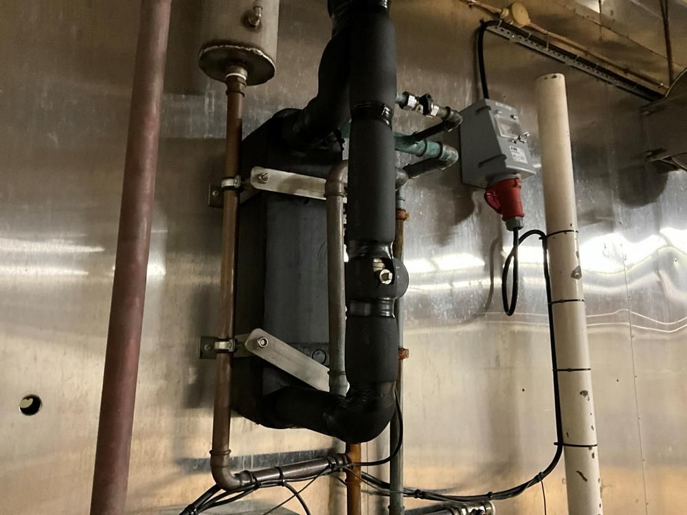 S/s horizontal heated tank
