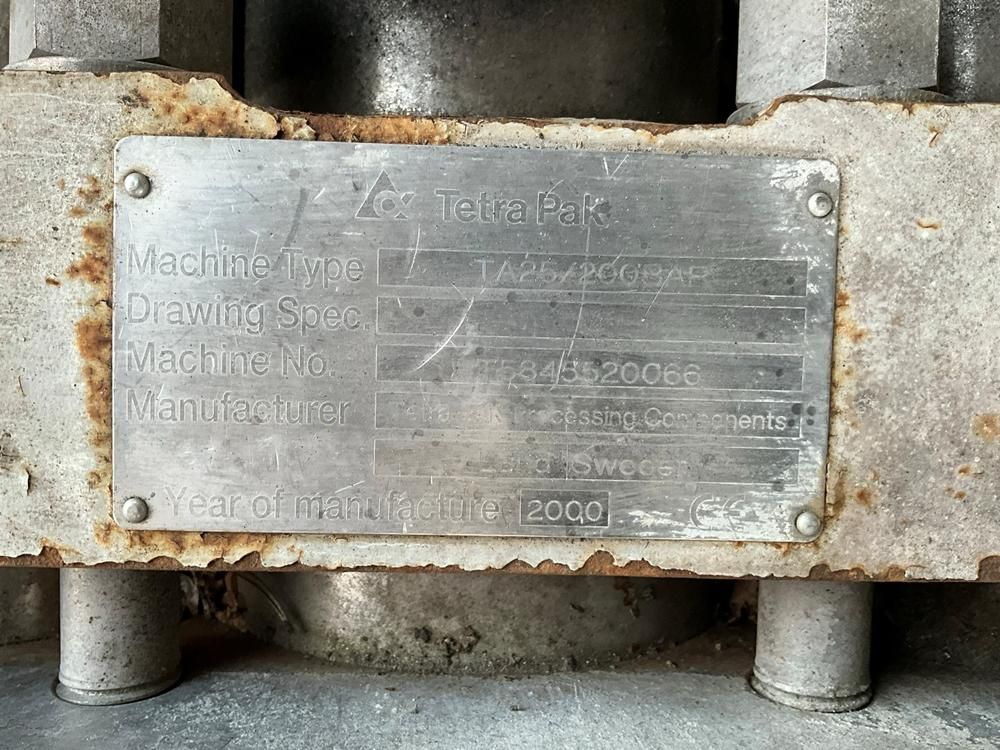 2000 Tetra pak TA25 Spare part homogenizer