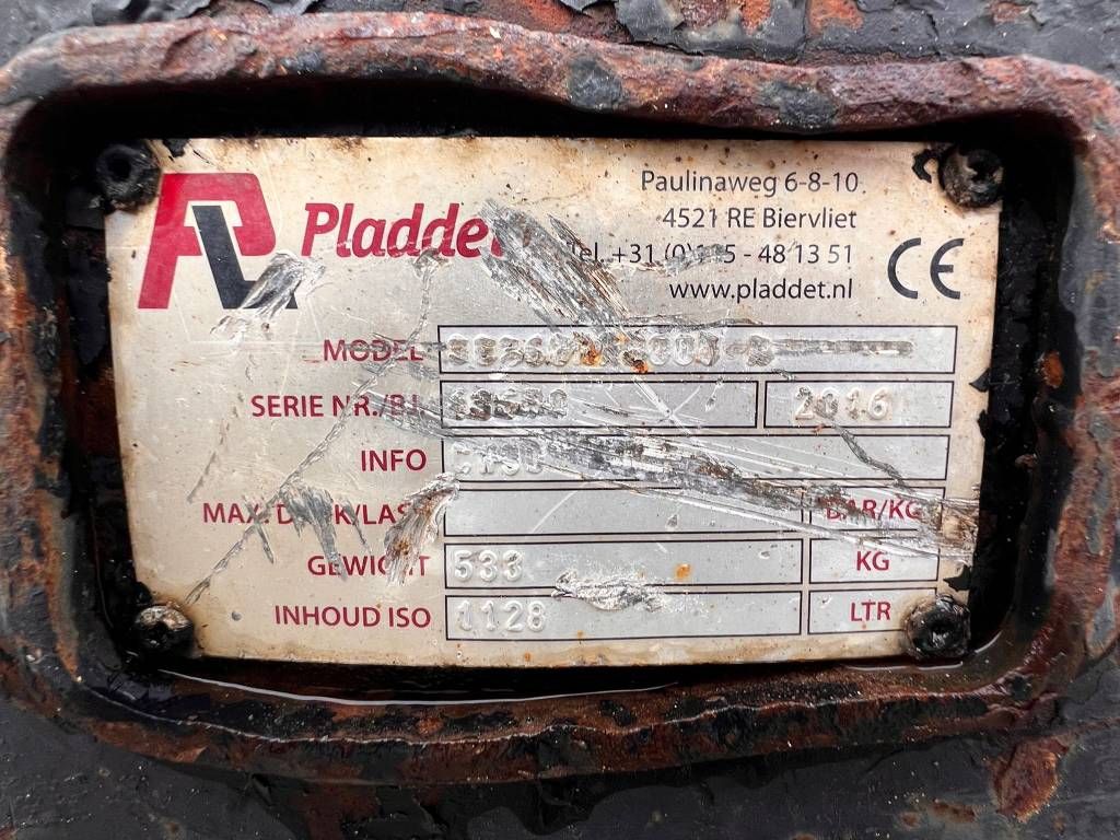 Pladdet OQ80 Slotenbak - Ditch cleaning bucket