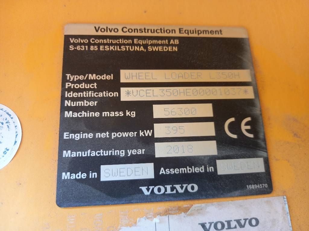 Volvo L350H (EXW - Abu Dhabi)