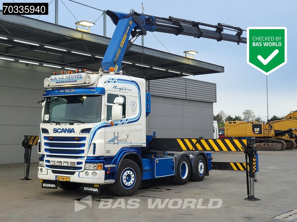 Scania G G480 6X2 NL-Truck Lift+Lenkachse Palfinger PK60002 Kran Crane 6x Extensions Euro 5