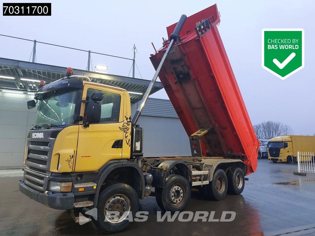 Scania G G420 8X6 8x6 18m3 KH Kipper Steel suspension Big-Axle Euro 4
