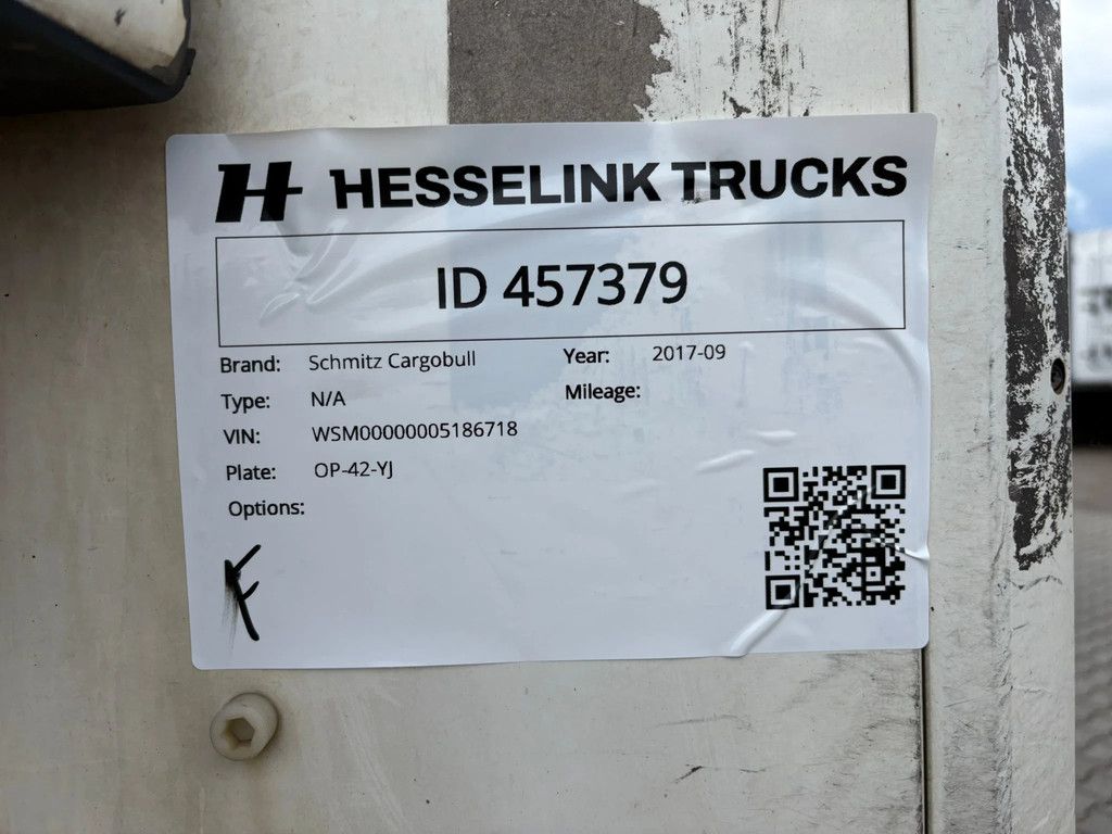 Schmitz Cargobull N/A Thermo King SLXi Spectrum Multi Temp 250B 265H Reservewielhouder NL Trailer APK/TUV 08-2027