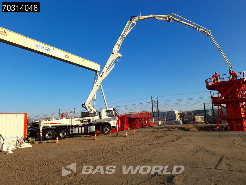 Volvo FMX 380 6X4 Sany SY37 RZ5-150 concrete pump steel suspension Automatic VEB Euro 6