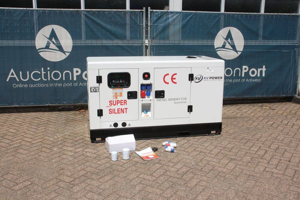 Generator KV Power Ricardo GFS-24 Diesel 30kVA 2026 Neu