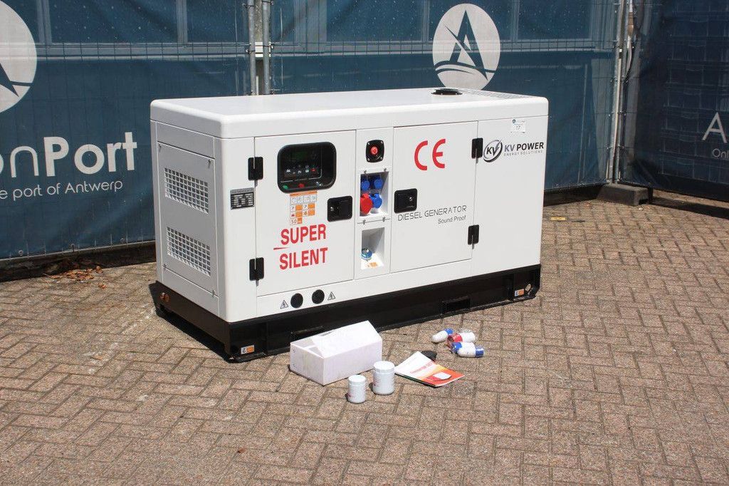 Generator KV Power Ricardo GFS-24 Diesel 30kVA 2026 Neu