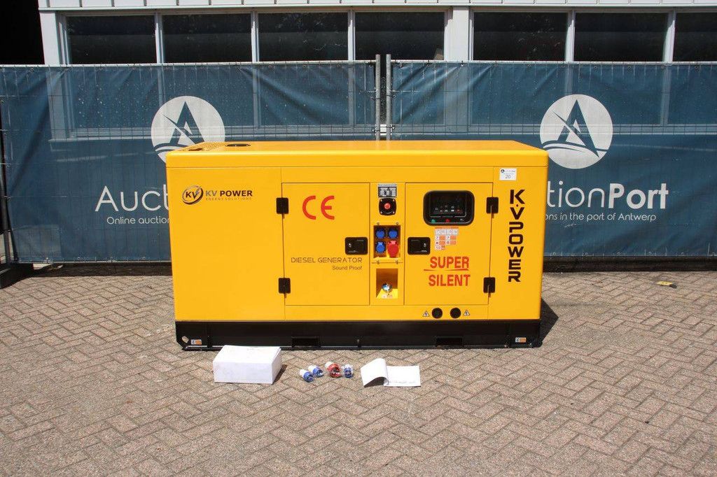 Generator KV Power Ricardo GFS Diesel 77kVA 2026 Neu