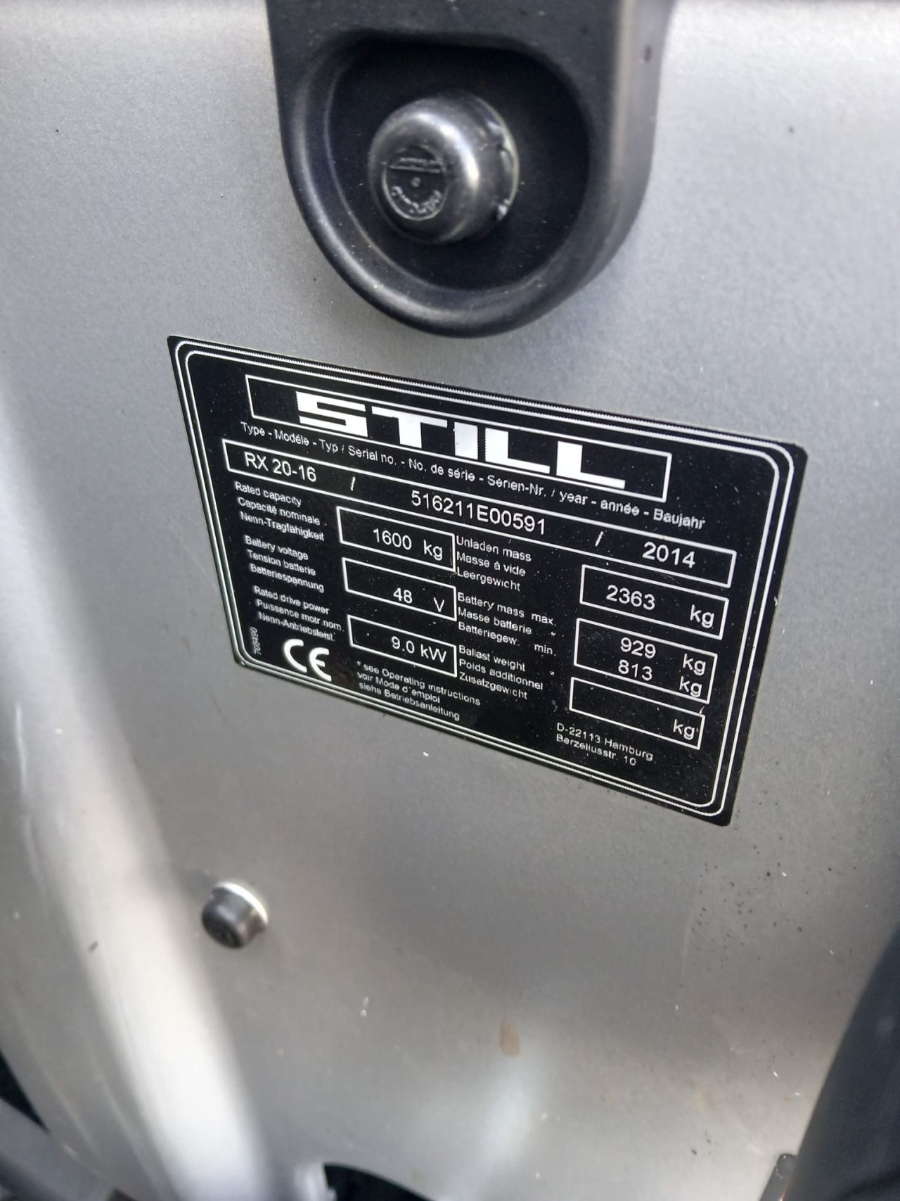 Still RX20-16 heftruck