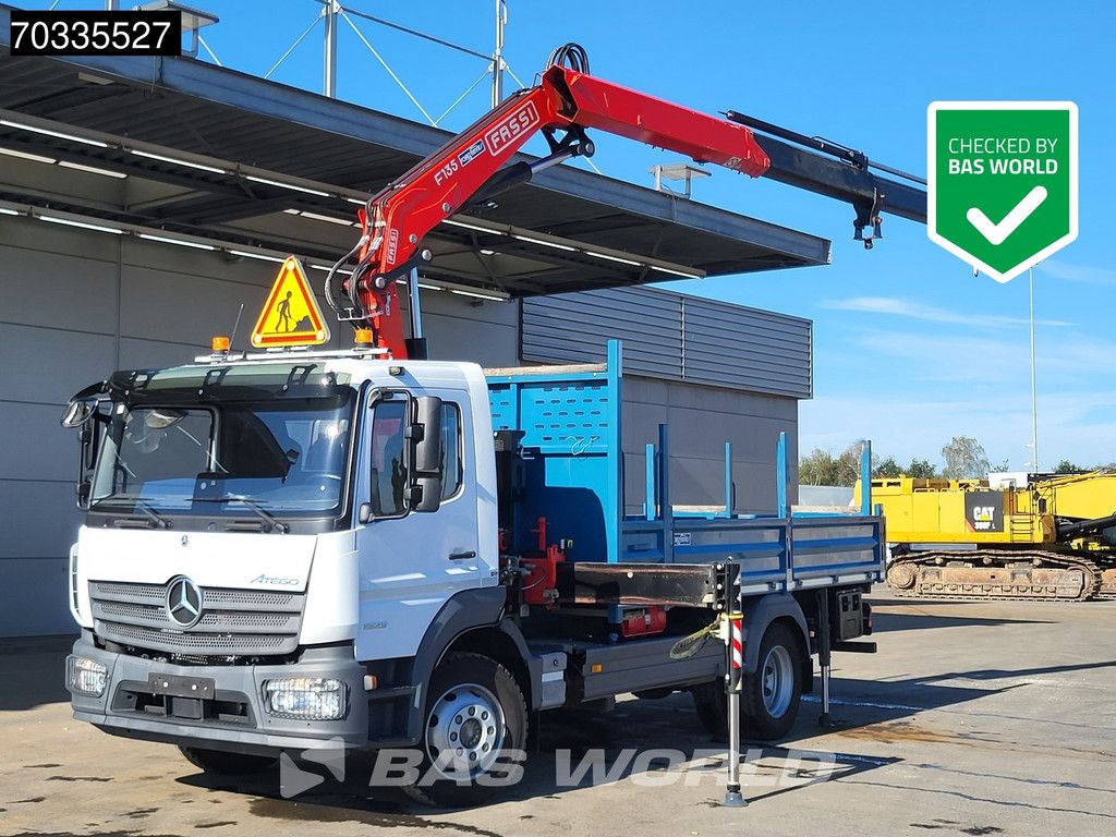 Mercedes Atego 1623 4X2 16tonner FASSI F135.2.22 E Crane Kran Remote control Airco Euro 6