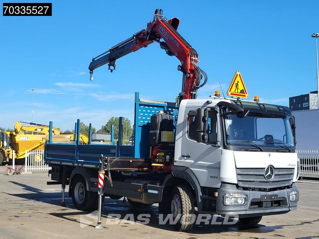 Mercedes Atego 1623 4X2 16tonner FASSI F135.2.22 E Crane Kran Remote control Airco Euro 6