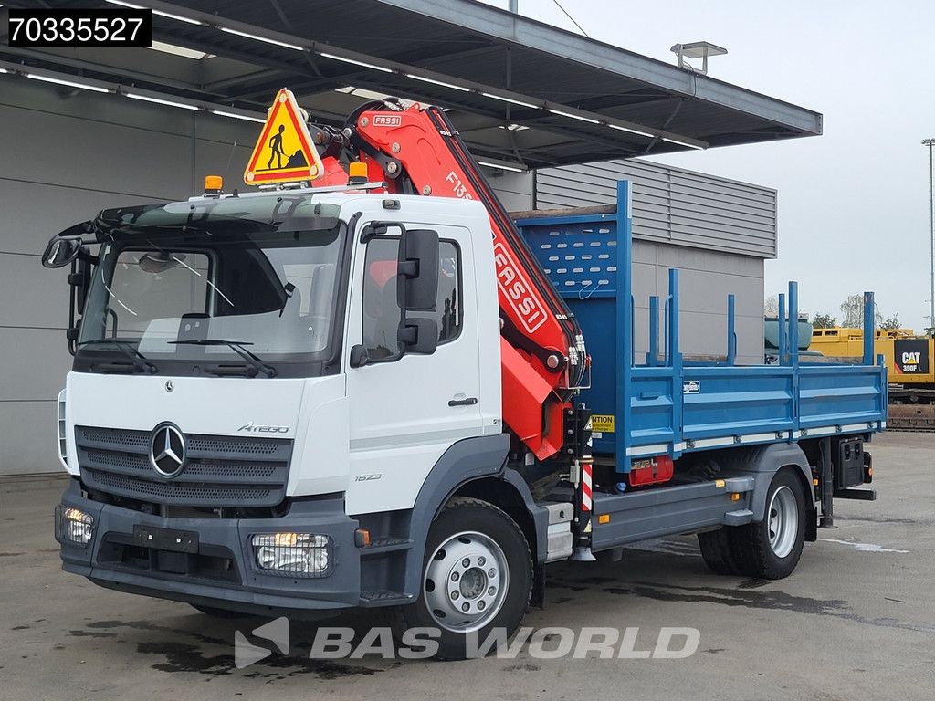 Mercedes Atego 1623 4X2 16tonner FASSI F135.2.22 E Crane Kran Remote control Airco Euro 6