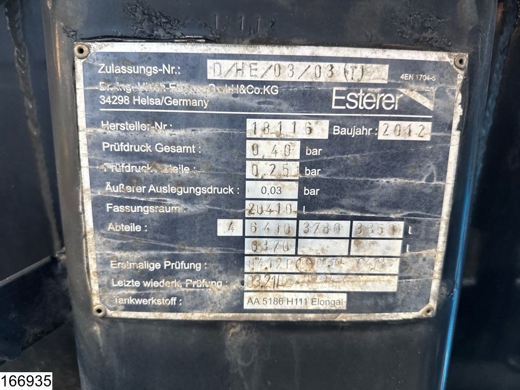 MAN TGS 26 400 6x2, EURO 5, Esterer 20.410 L, 4 Comp