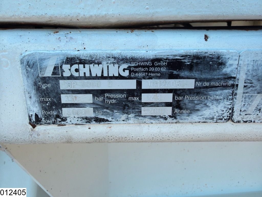 Schwing SP 4800 D Schwing, Deutz v6, 442hp