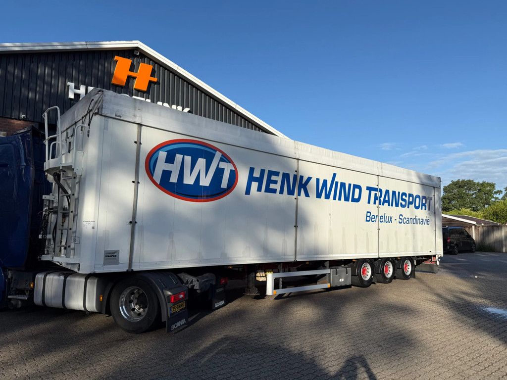 Knapen Trailers K100 Mega 99m3 10MM Cargo Floor Liftas Schijfremmen
