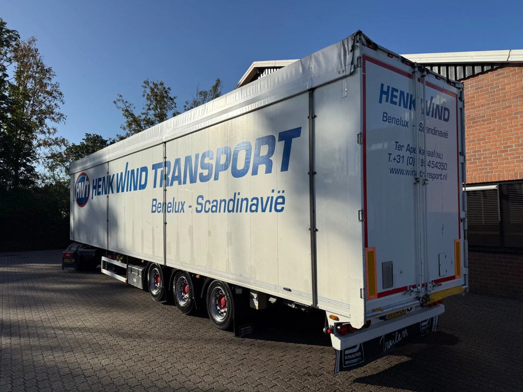 Knapen Trailers K100 Mega 99m3 10MM Cargo Floor Liftas Schijfremmen