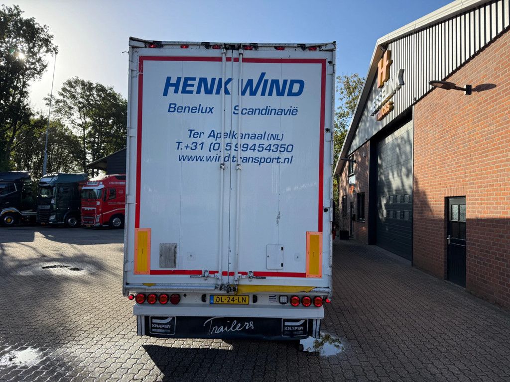 Knapen Trailers K100 Mega 99m3 10MM Cargo Floor Liftas Schijfremmen