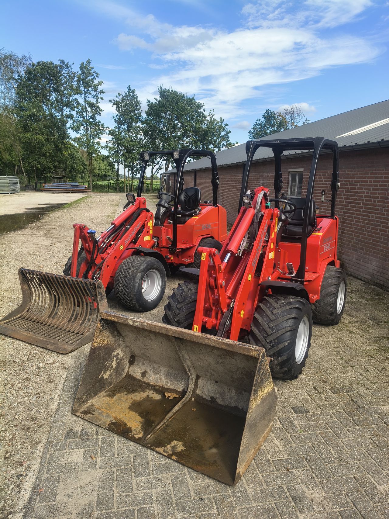 Schaffer shovel 2436 en 2345 weidemann giant
