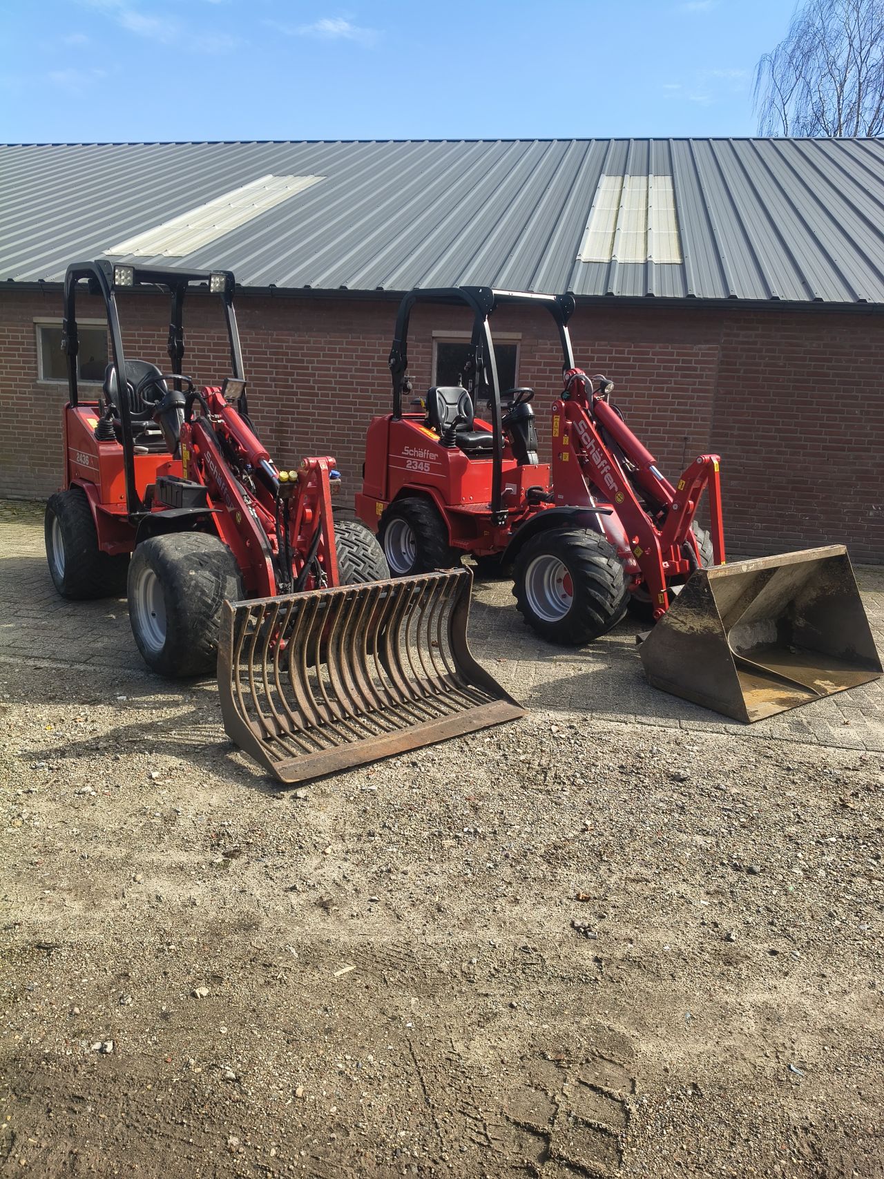Schaffer shovel 2436 en 2345 weidemann giant
