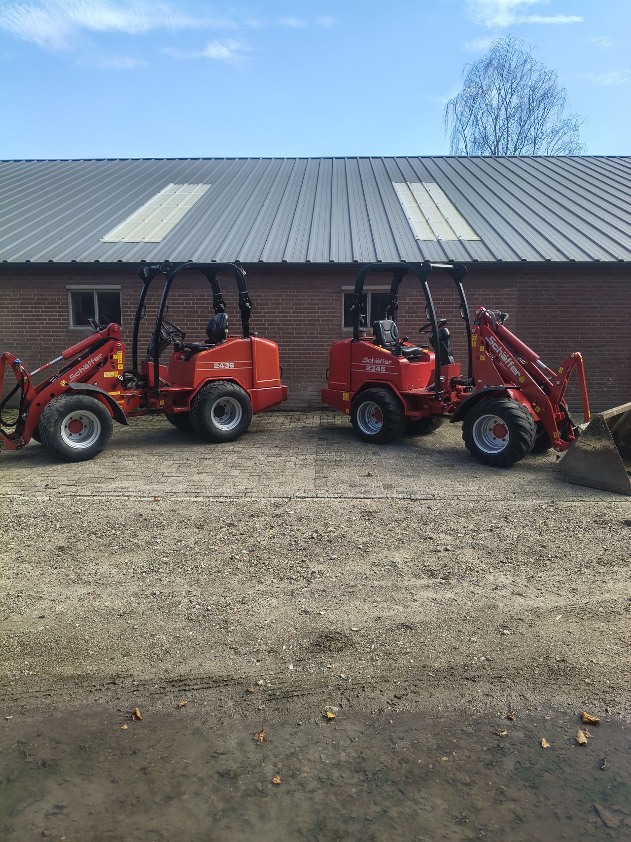 Schaffer shovel 2436 en 2345 weidemann giant