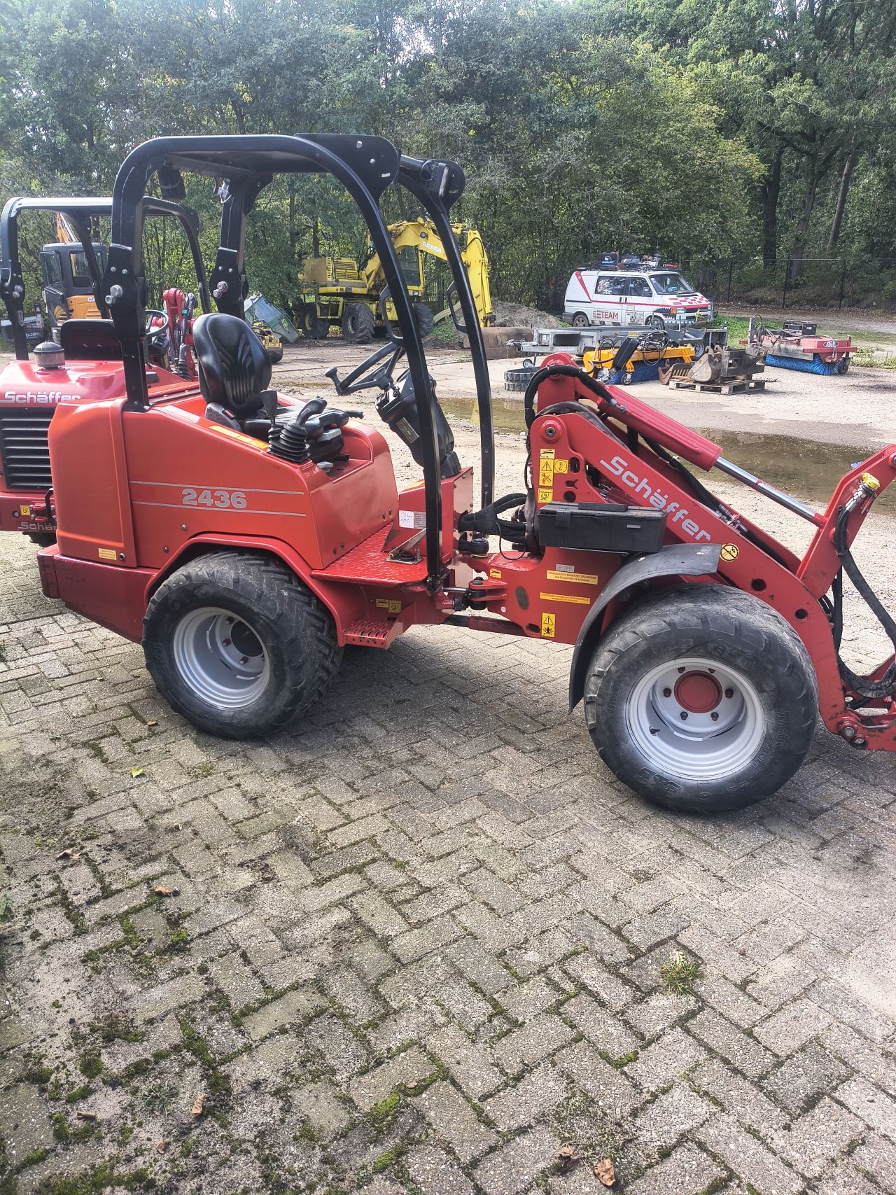 Schaffer shovel 2436 en 2345 weidemann giant