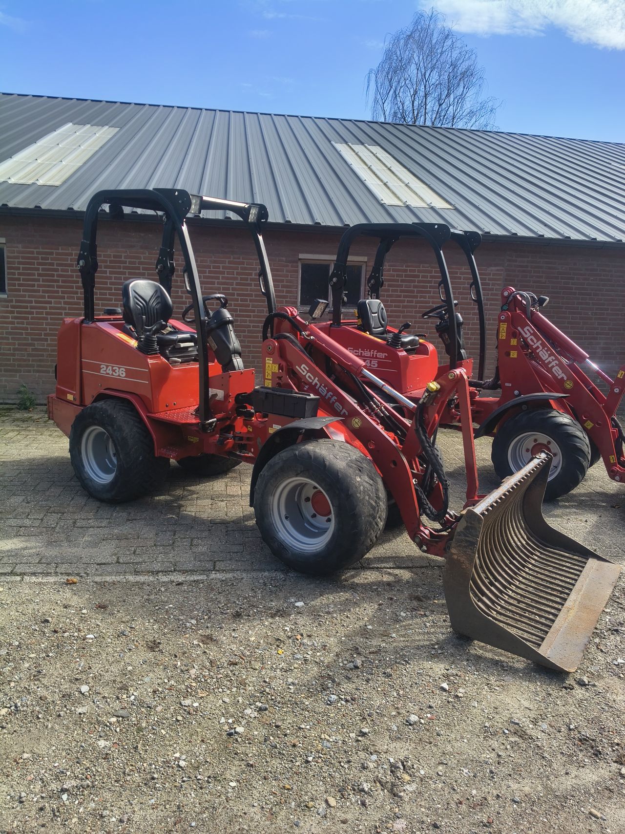Schaffer shovel 2436 en 2345 weidemann giant