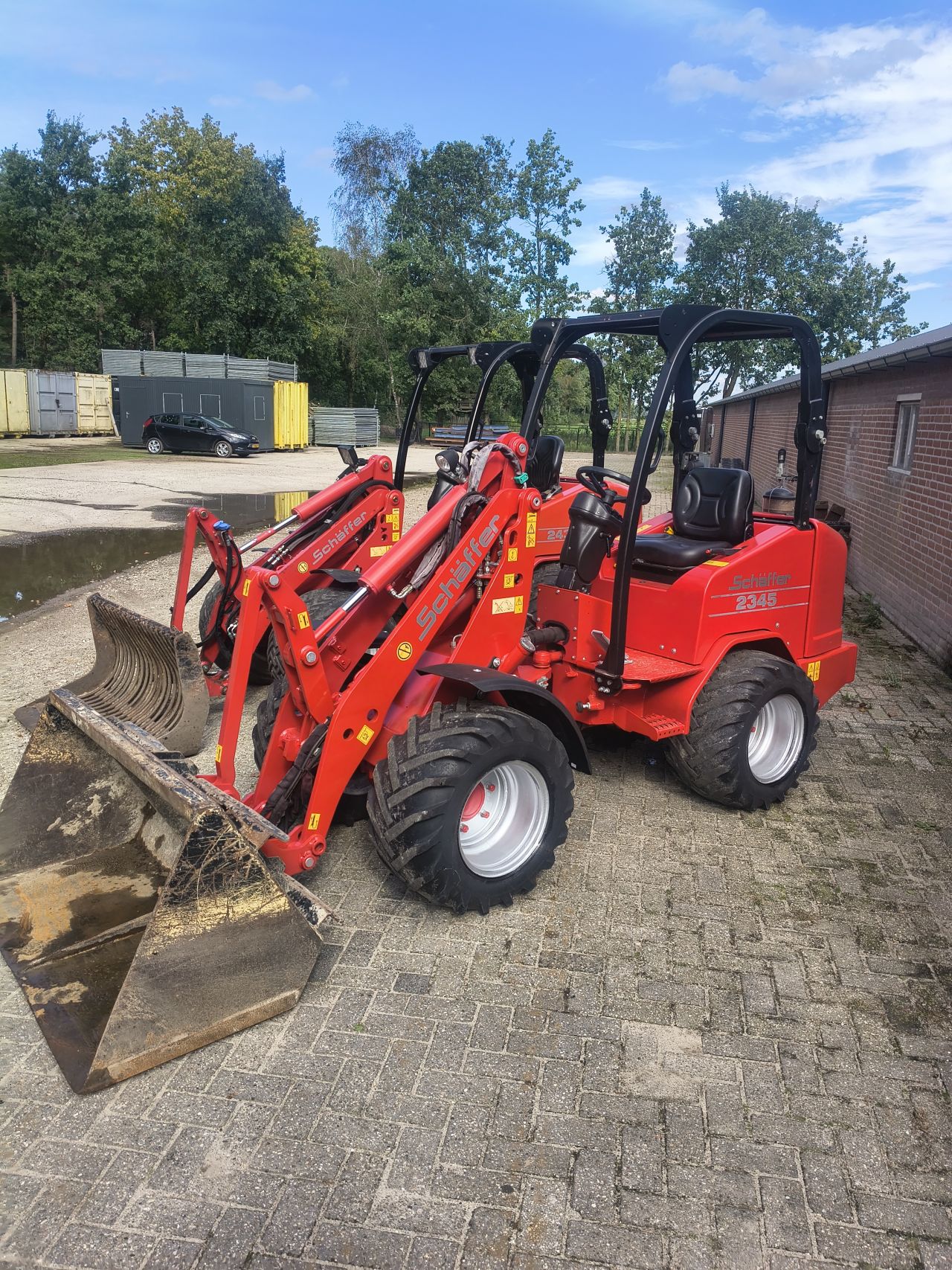 Schaffer shovel 2436 en 2345 weidemann giant