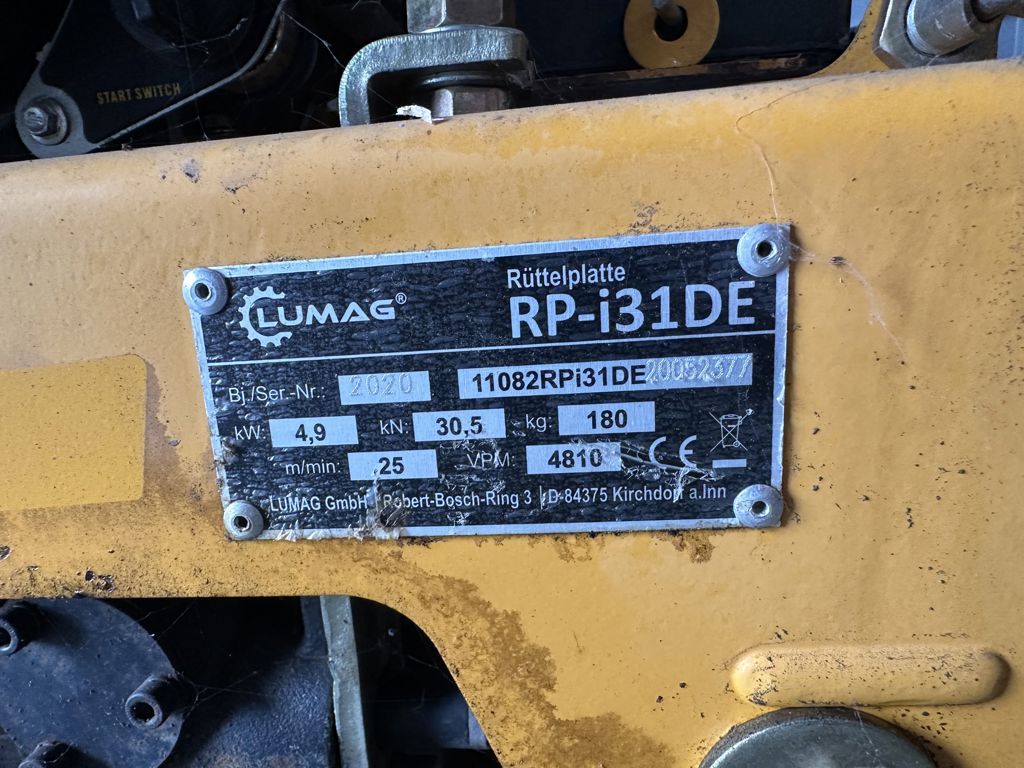 Lumag RPI 31 DE Trilplaat