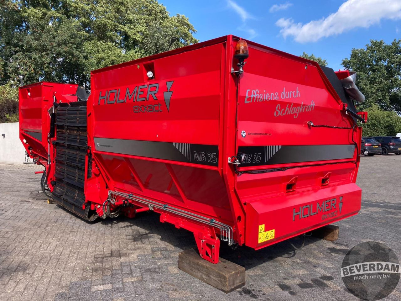 Holmer RB35 / M35 overlaadbak / Rübenüberladen / Überladewagen