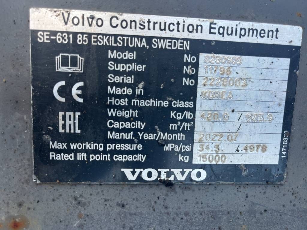 Volvo S3 Snelwissel - Quick Coupler - Schnellwechsler