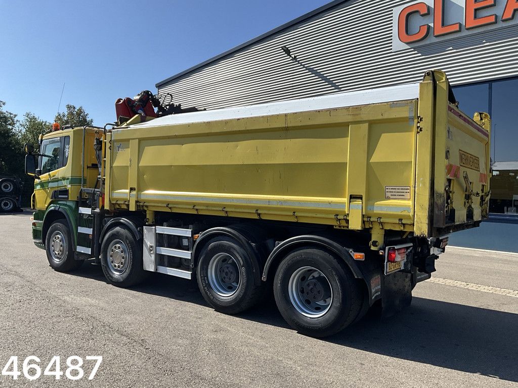 Scania P 400 8x4 Retarder HMF 16 Tonmeter Z-kraan