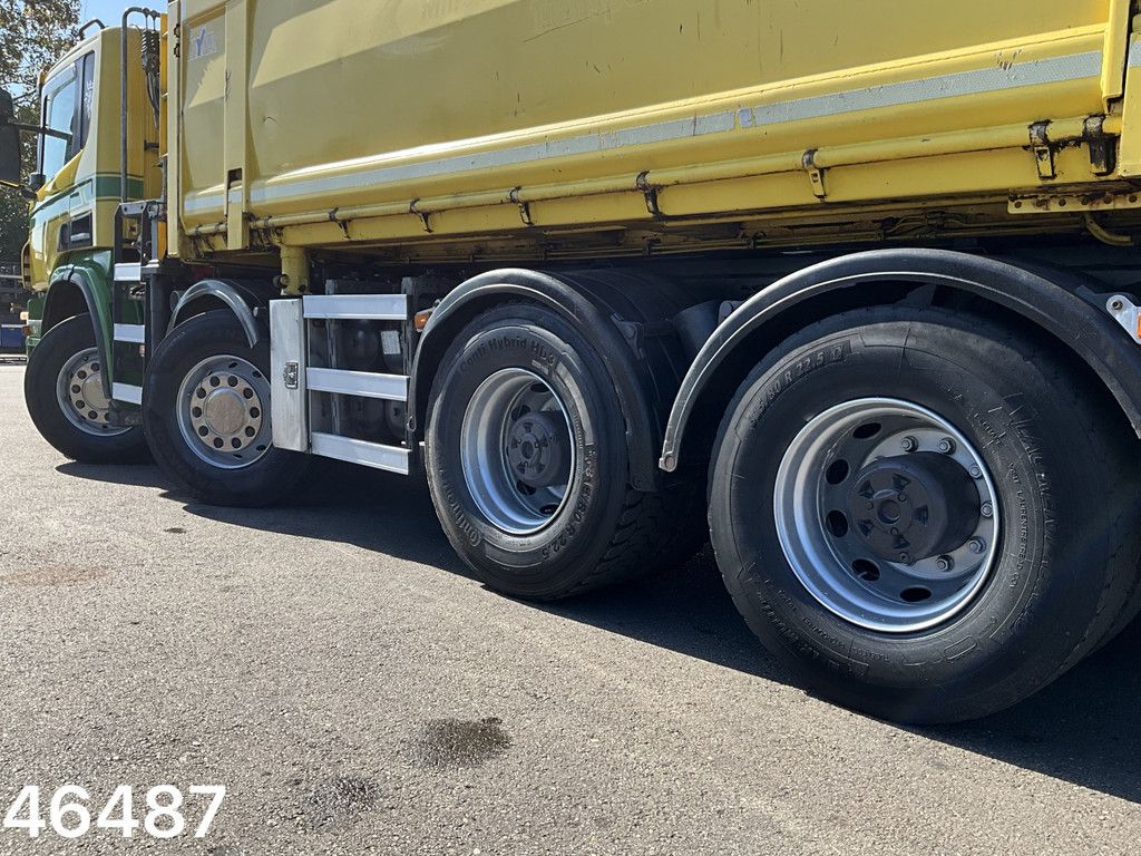 Scania P 400 8x4 Retarder HMF 16 Tonmeter Z-kraan