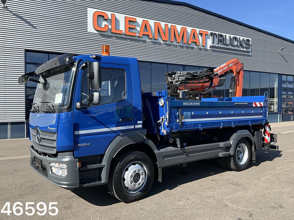 Mercedes-Benz Mercedes-Benz Atego 1524 Euro 6 Atlas 10 Tonmeter laadkraan Just 7.718 km!