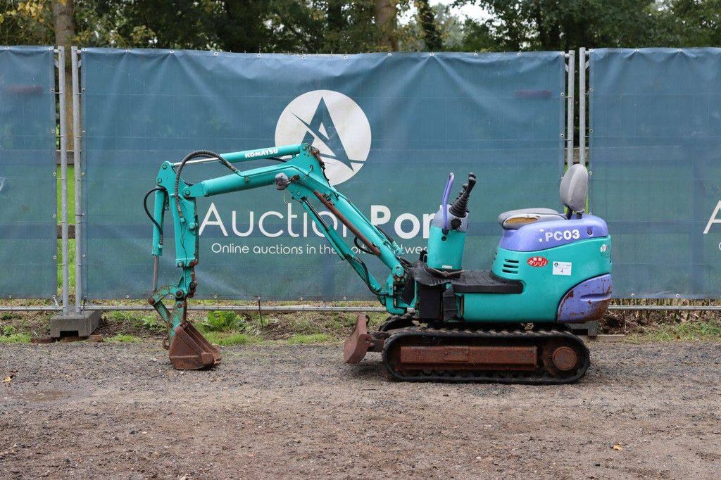 Minibagger Komatsu PC03-2 Benzin 12 PS