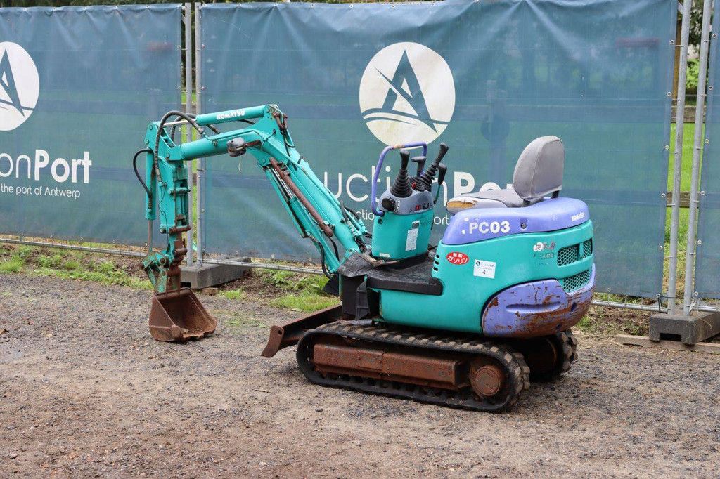 Minibagger Komatsu PC03-2 Benzin 12 PS