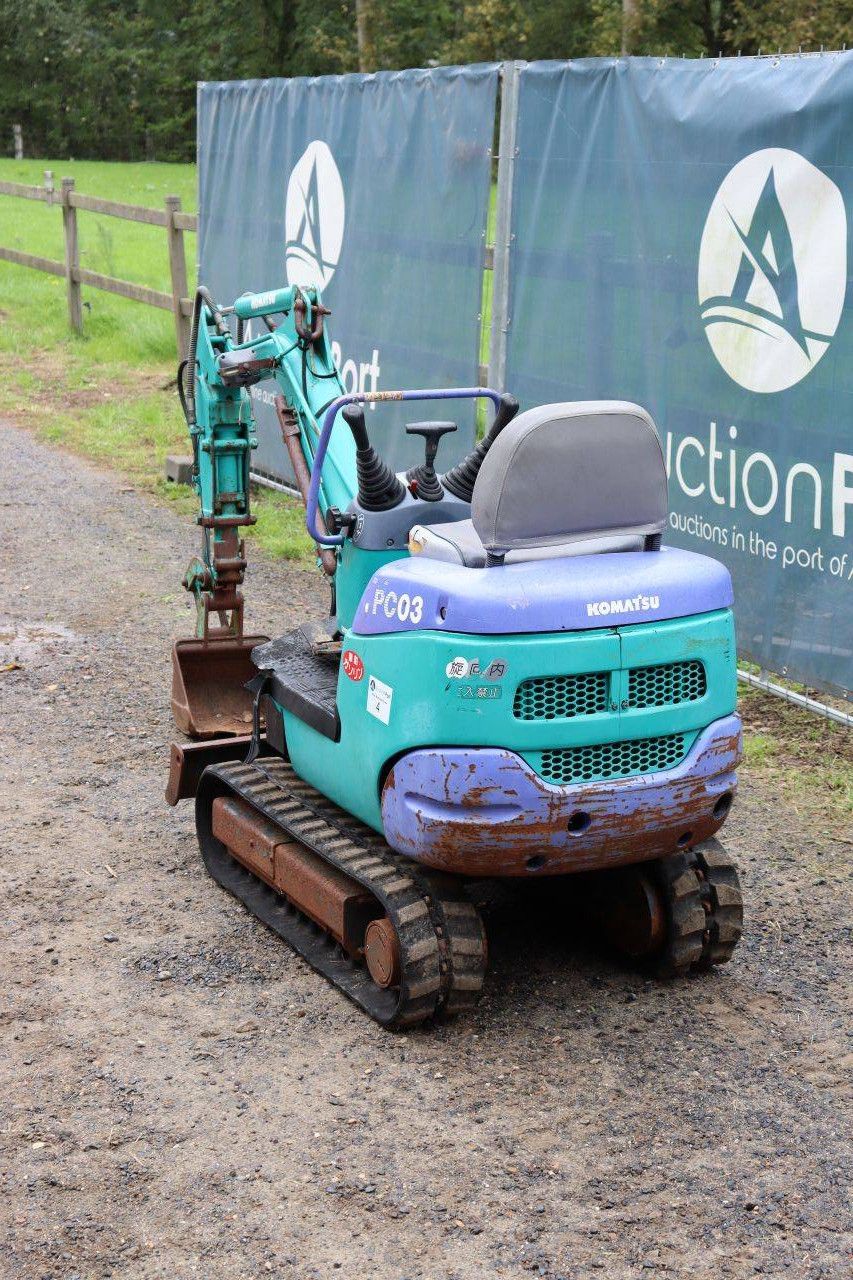 Minibagger Komatsu PC03-2 Benzin 12 PS
