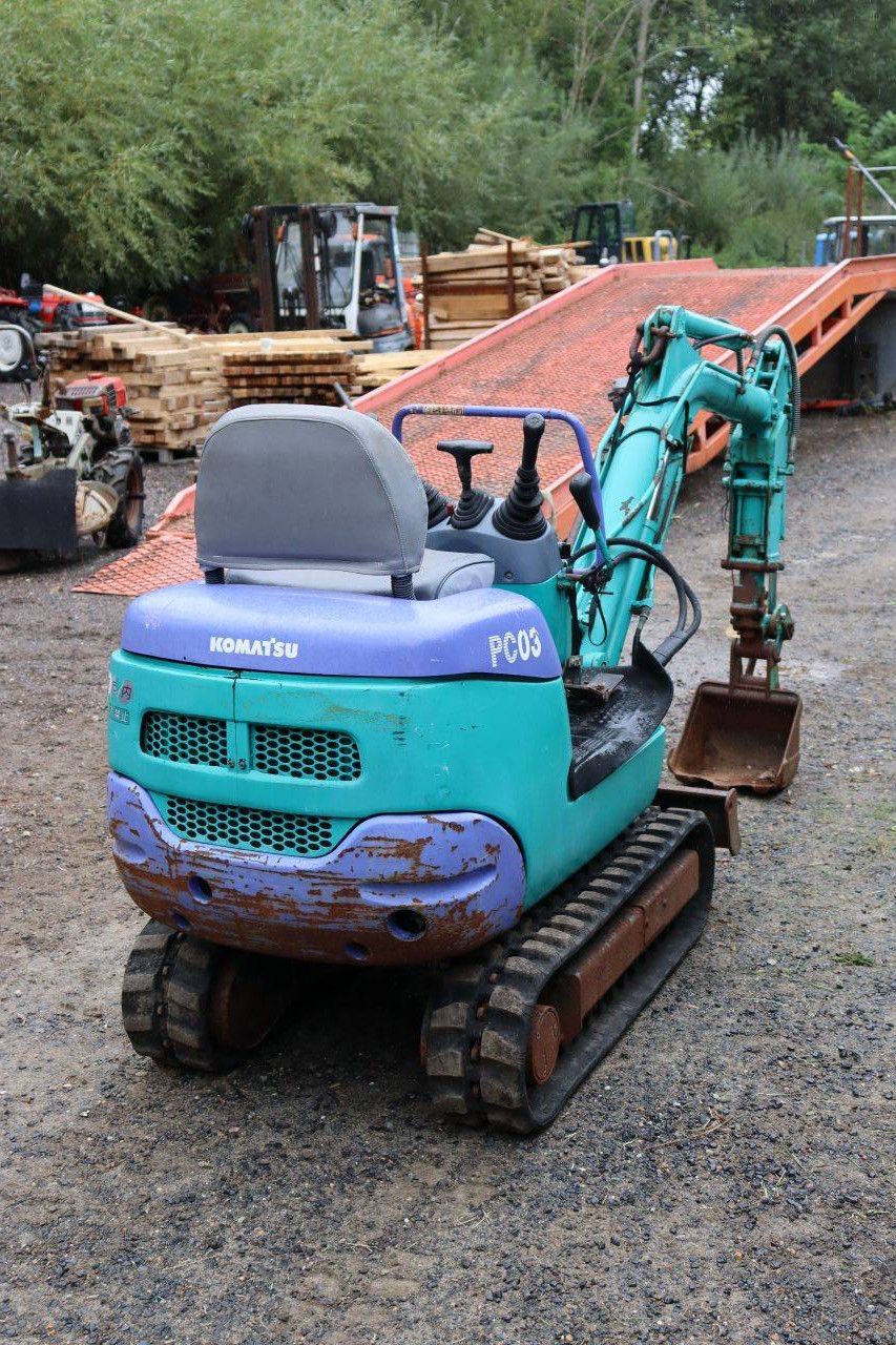Minibagger Komatsu PC03-2 Benzin 12 PS