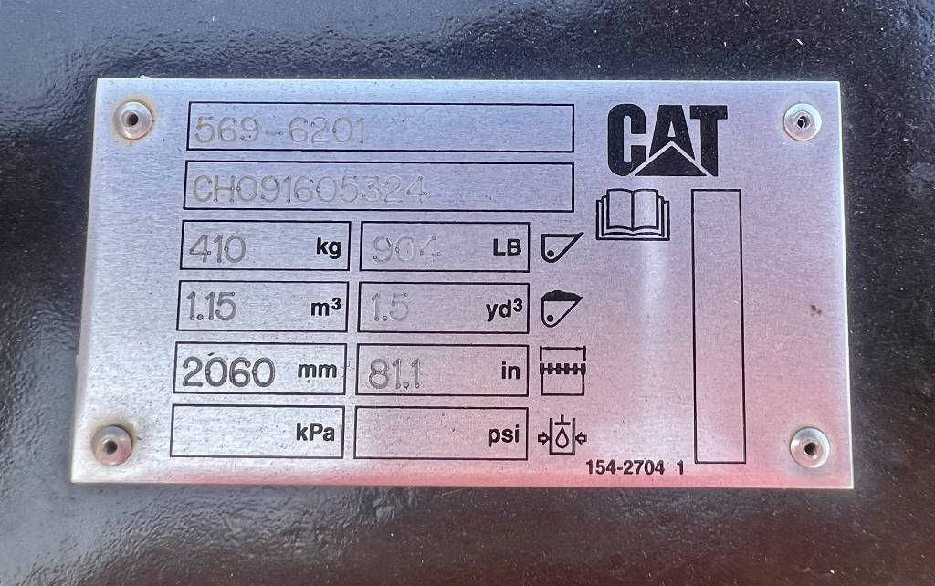 CAT 908M Laadbak - Loading bucket - Ladeschaufel