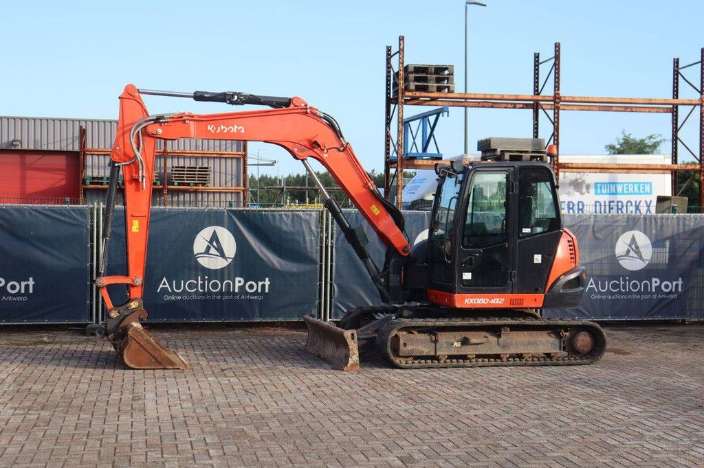 Rupsgraafmachine Kubota KX080-4a2 Diesel 46.5kW 2021