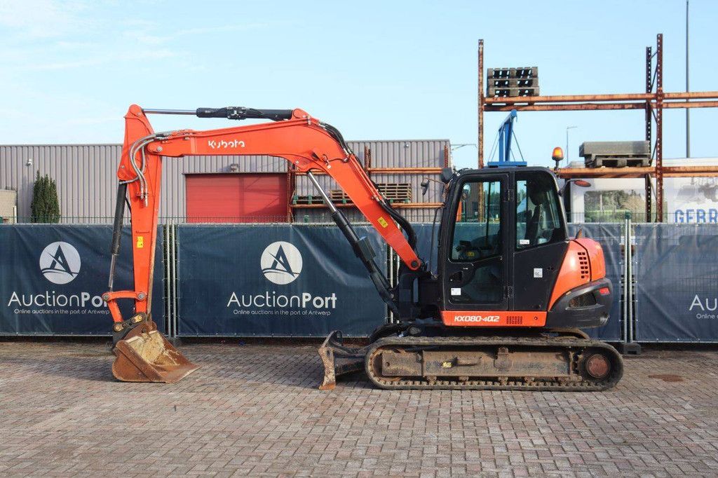 Rupsgraafmachine Kubota KX080-4a2 Diesel 46.5kW 2021
