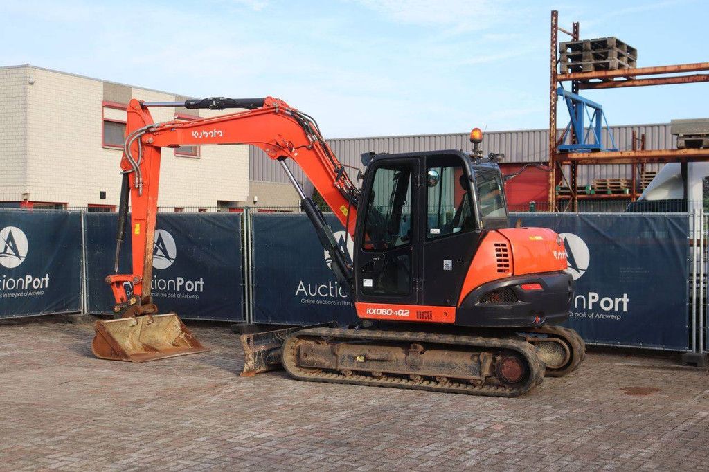 Rupsgraafmachine Kubota KX080-4a2 Diesel 46.5kW 2021