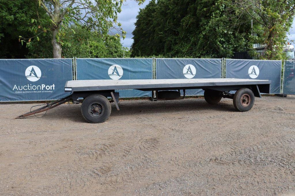 Platte Aanhangwagen Zelfbouw 1980