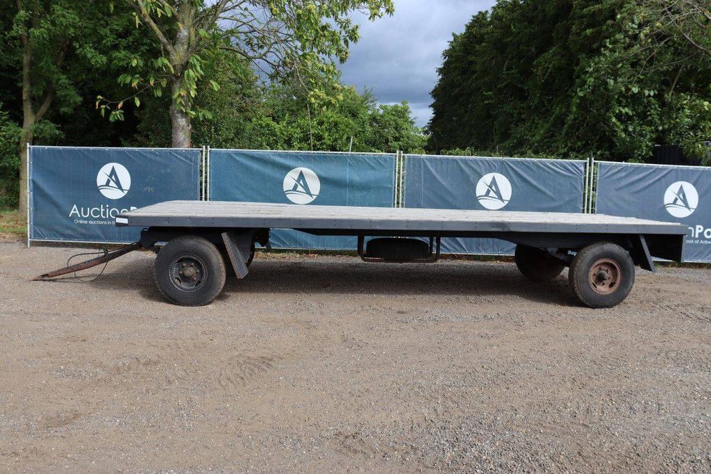 Platte Aanhangwagen Zelfbouw 1980