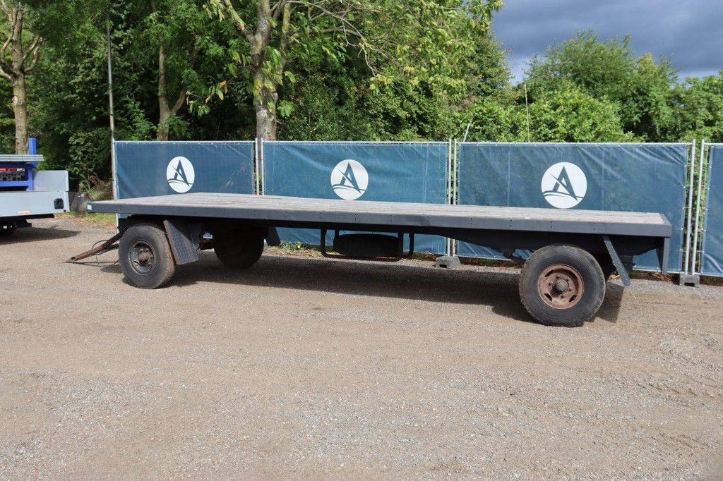 Platte Aanhangwagen Zelfbouw 1980