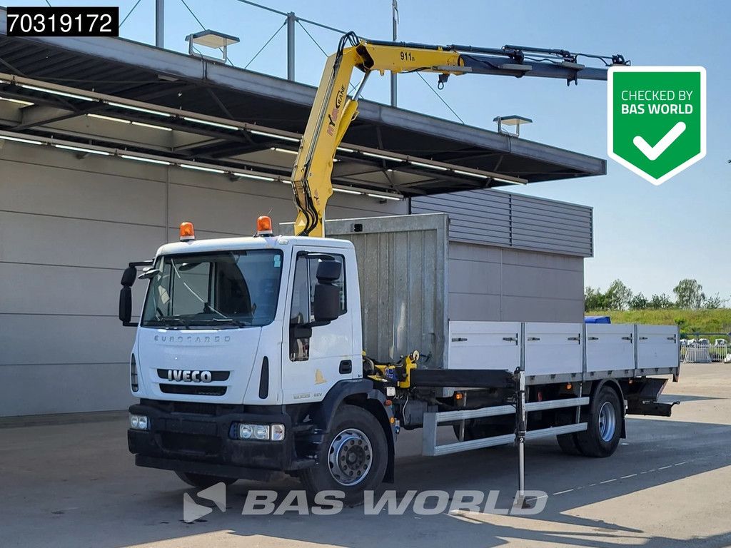 Iveco Eurocargo 180E250 4X2 HYVA V911 3S Kran Crane Manual Euro 5
