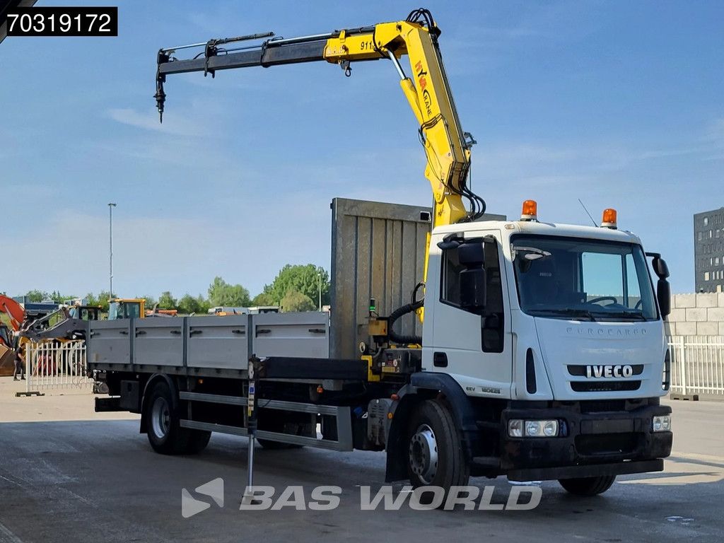 Iveco Eurocargo 180E250 4X2 HYVA V911 3S Kran Crane Manual Euro 5