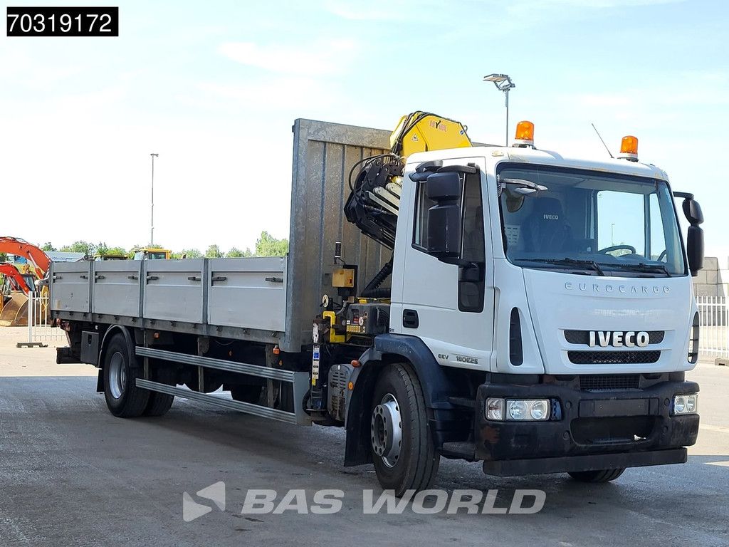 Iveco Eurocargo 180E250 4X2 HYVA V911 3S Kran Crane Manual Euro 5