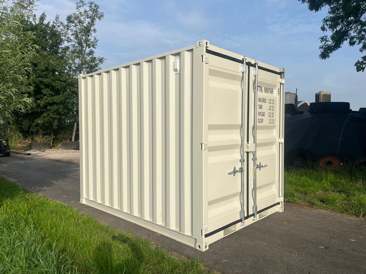 Kantoor / opslagcontainer 10 ft met deur en raam