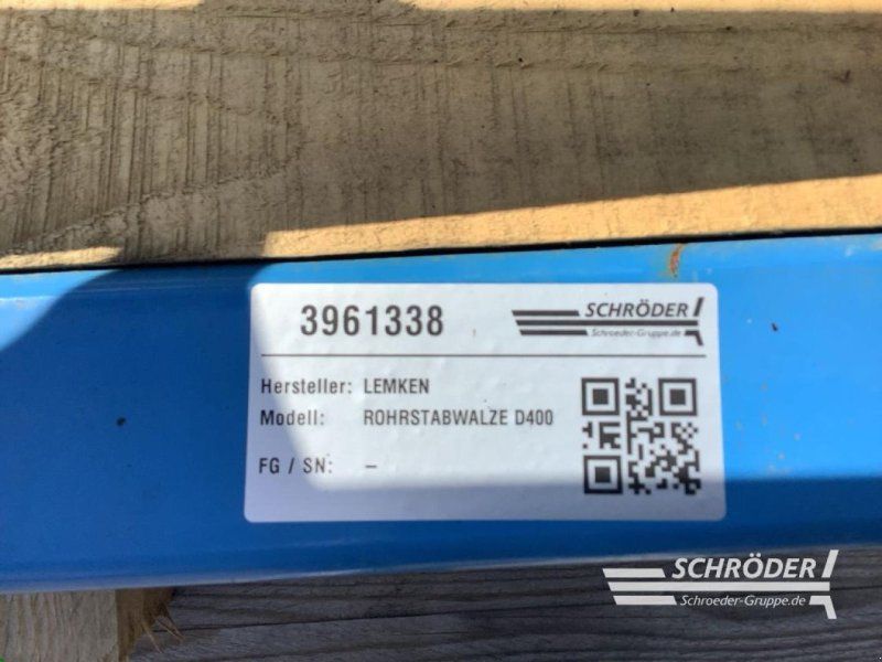 Lemken ROHRSTABWALZE D400 | 3 METER