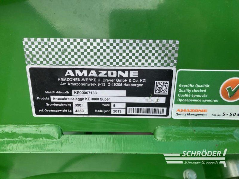 Amazone KE 3000 SUPER / D9 3000 SUPER