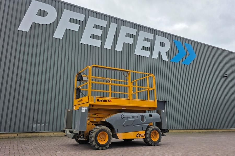 Haulotte COMPACT 10DX Diesel, 4x4 Drive, 10.2m Working Heig